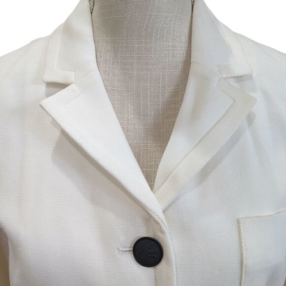 Rag & Bone Women Cotton Ivory White 3 Button Blazer Jacket Size XS-S - Picture 10 of 15